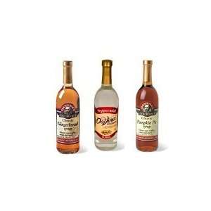   Syrup Holiday Gift Set: Gingerbread, Peppermint & Pumpkin Pie Syrups