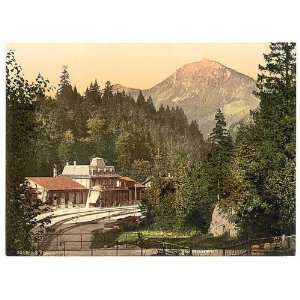   railway station, Brunig, Bernese Oberland, Switzerland