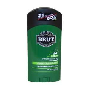   Protection with Trimax Deodorant by Brut for Unisex   3.4 oz Deodorant