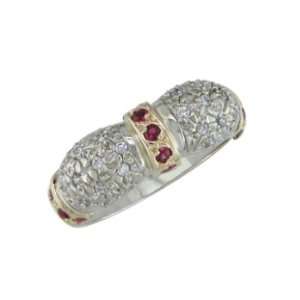  Bryana 14K Gold Ruby & Diamond Ring: Jewelry