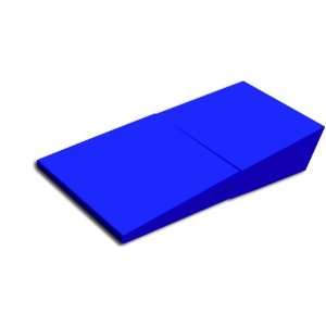   Folding Gymnastics Triangle Wedge Incline Mat, Blue