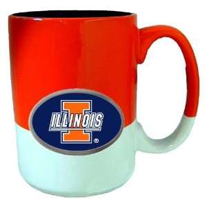  Illinois Fighting Illini NCAA Team Logo 2 Tone Grande Mug 
