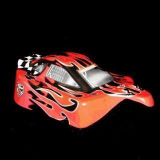  Redcat Racing 66200 0.1 Buggy Body Red Flame   For Redcat 