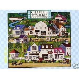   Americana Shops and Buggies 1000 Piece Jigsaw Puzzle Toys & Games