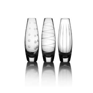  Mikasa Cheers Set of 3   7 Inch Bud Vases