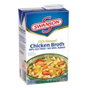 Swanson 99% Fat Free Chicken Broth 14.4 oz (Pack of 24):  
