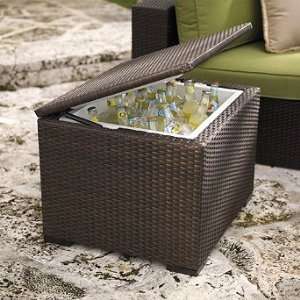  Woven Ice Chest   Frontgate: Patio, Lawn & Garden