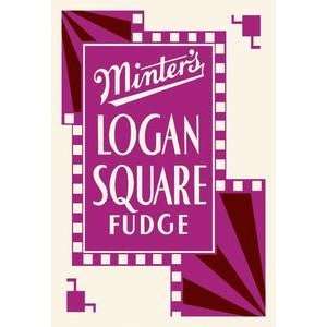  Vintage Art Minters Logan Square Fudge   07223 7: Home 