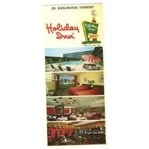  Holiday Inn Burlington Vermont Postcard: Everything Else
