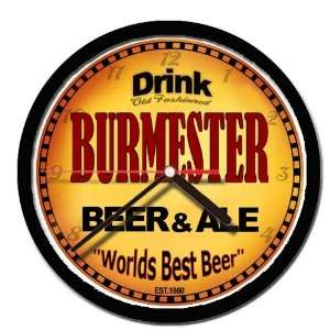  BURMESTER beer and ale cerveza wall clock: Everything Else