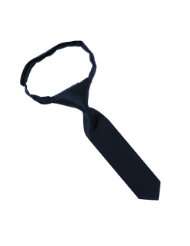 Solid Color 8 Inch Infant Pretied Tie by Jacob Alexander   Navy Blue