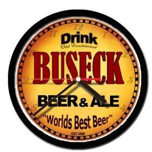  BUSECK beer and ale cerveza wall clock: Everything Else