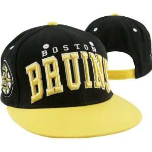  Boston Bruins Black/Gold Super Star Snapback Hat Sports 