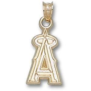  Los Angeles Angels MLB New A 5/8 Pendant (Gold Plated 