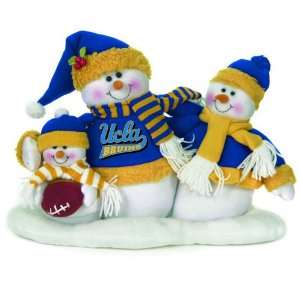   UCLA Bruins Plush Snowman Family Christmas Decoration