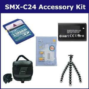 Samsung SMX C24 Camcorder Accessory Kit includes: SDIABH130LB Battery 