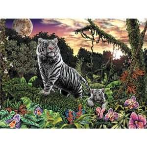  Land of the White Tiger 1,000 Piece Puzzle By Ravensburger 