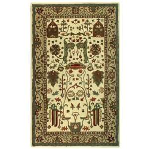 8 x 11 Cabal Beige Rectangle Hand Tufted Rug: Home 