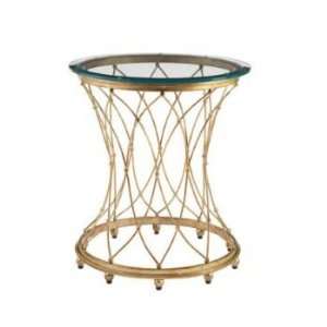  St Tropez Cabris Accent Table with Glass Top (1 BX 01 0339 