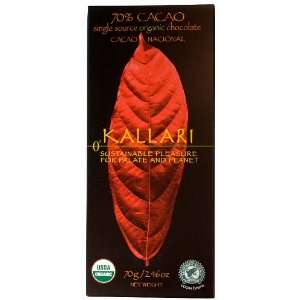  Kallari 70% Cacao Organic Chocolate 