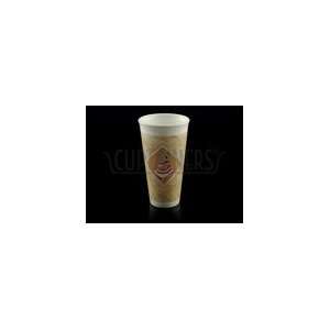  Cafe G Stock 20 oz Printed Foam Cup 500 CT: Kitchen 