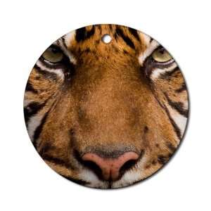  Ornament (Round) Sumatran Tiger Face 