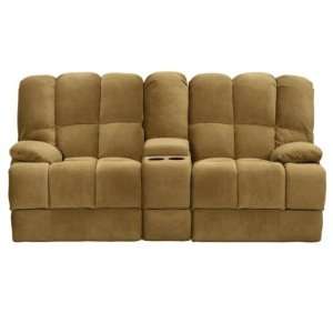 Boston Coffee Dual Reclining Loveseat with Console:  Home 