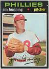 1971 Topps Jim Bunning Coin 3 Phillies  