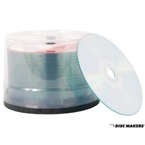  Disc Makers Ultra Silver Hydroshield Inkjet CD Rs   100 
