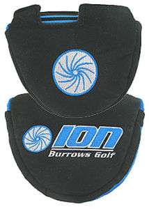 Burrows Golf MAC ION Mallet Putter Headcover CoverNew  
