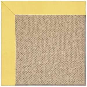  Capel Zoe Cane Wicker 127 Yellow 10 Square Area Rug