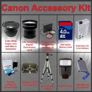 : Canon T1i 500D, Xs 1000D, Xsi 450D Digital SLR Camera Accessory Kit 