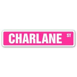  CHARLANE Street Sign name kids childrens room door bedroom 