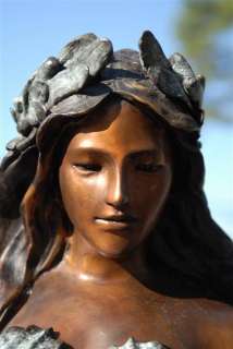 Bronze Mermaid Statue Fountain  