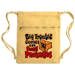   Sack Pack Yellow Big Trouble Comes In Small Packages: Everything Else