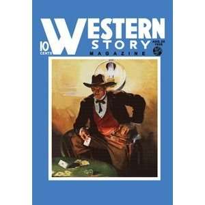  Western Story Magazine: Slick Jack   16x24 Giclee Fine Art 