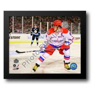  Alex Ovechkin 2011 NHL Winter Classic Action 12x14 Framed 