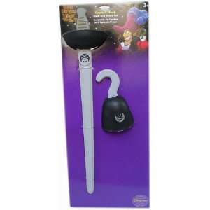   : Peter Pan Movie : Captain Hook s Hook and Sword Set: Toys & Games