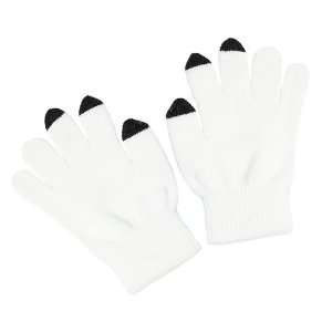  iTALKonline WHITE Captive Touch Gloves for Touch Devices 