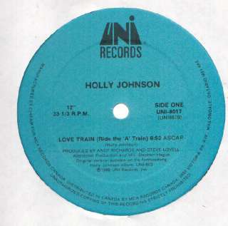 Holly Johnson: Love Train 12 VG++/NM Canada Uni 8017  