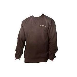   LEE DESIGNS RACEWAY CREW FLEECE SWEATSHIRT (MEDIUM) (BROWN HEATHER