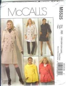 OOP McCalls Sewing Pattern Misses Full Plus Size Coat Jacket + 18W 