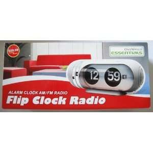    Essentials Flip Clock Radio Alarm Clock AM/FM Radio: Electronics
