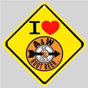  A&W ROOTBEER SODA Logo Car Window Sign: Everything Else