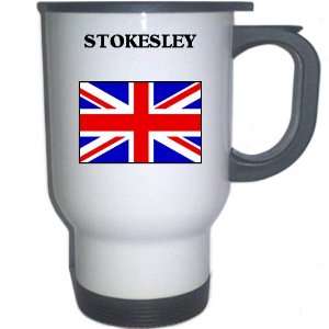  UK/England   STOKESLEY White Stainless Steel Mug 