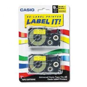  Casio XR9YW2S   Tape Cassettes for KL Label Makers, 9mm x 