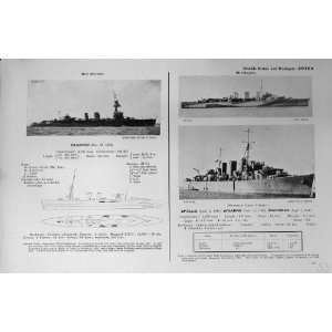  1953 54 Ships Caradoc Apollo Manxman British Minelayers 