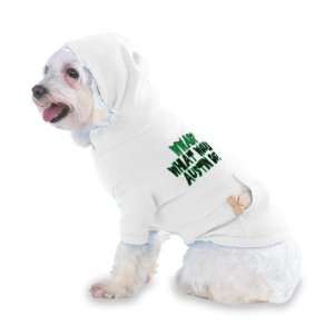 What would Austin do? Hooded (Hoody) T Shirt with pocket for your Dog 