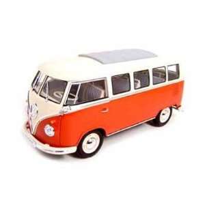  1962 VW Micro Bus 1/18 Red: Toys & Games