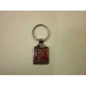  St. Maarten Red Palm Tree Metal Key Chain: Everything Else